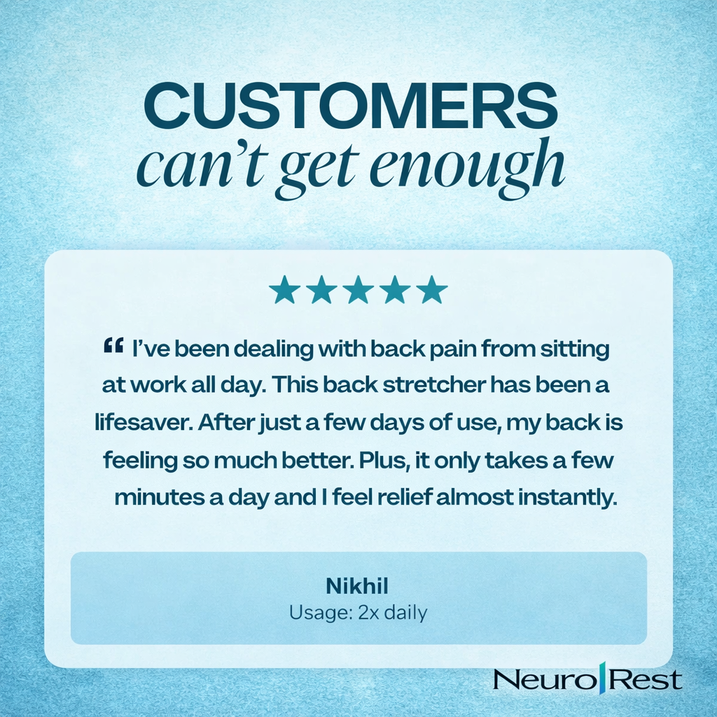 Multi-Level Back Stretcher for Pain Relief