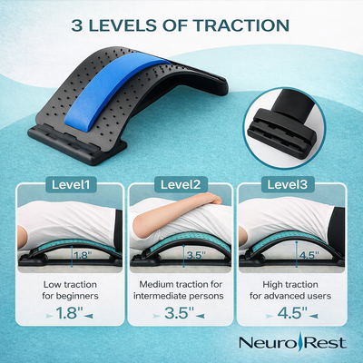 Multi-Level Back Stretcher for Pain Relief